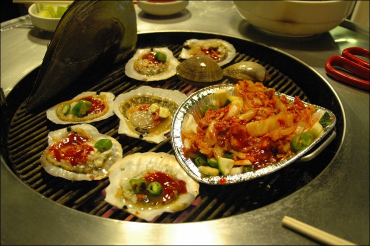 참나무조개구이 이미지