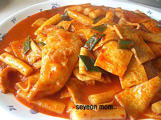 눈물떡볶이 이미지